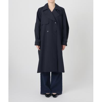 Drawer ネイビー トレンチコート 36 トレンチコート ウール ネイビー – MINIMAL WARDROBE（ミニマル