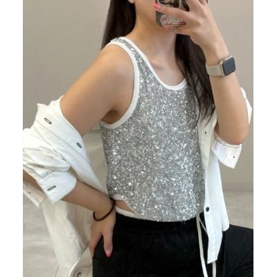 D&G スパンコールタンクトップ 黒・金 楽天市場】スパンコール