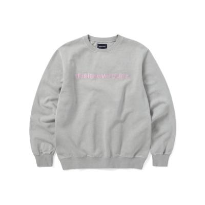thisisneverthat ネバザ　スウェット　グレー　Sサイズ thisisneverthat（ディスイズネバーザット）の「T-Logo Crewneck
