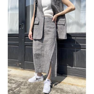 スピックアンドスパン　チェック　プリーツスカート　size 38 新品未使用 Spick & Span（スピックアンドスパン）の「シアーギンガム