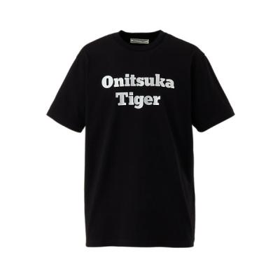 オニツカタイガー Onitsuka Tiger Tシャツ トラ 黒 XL メンズ KIDS GRAPHIC TEE / キッズグラフィックティー（Tシャツ