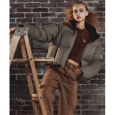 ガンクラブチェック コート（レディースコート、ジャケット