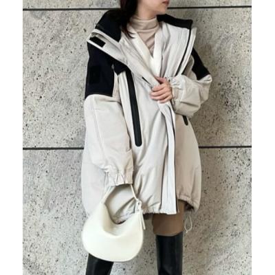 【大人気・近年モデル】フレイアイディー 中綿コクーンコート ブラック ゆったり 大人気・近年モデル】フレイアイディー 中綿コクーンコート