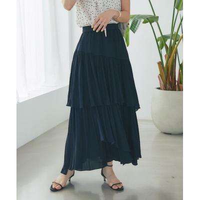 La（La boutique Bonbon／スカート）（色：グレー系）｜ボトムス