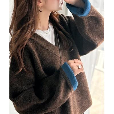 frill v neck knit topsのおすすめ人気商品一覧 通販 - Yahoo!ショッピング