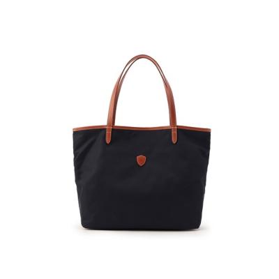 極美品！ Felisi トートバッグ レザー ナイロン ネイビー チャーム Felisi - フェリージ トートバッグ ハンドバッグ ナイロン