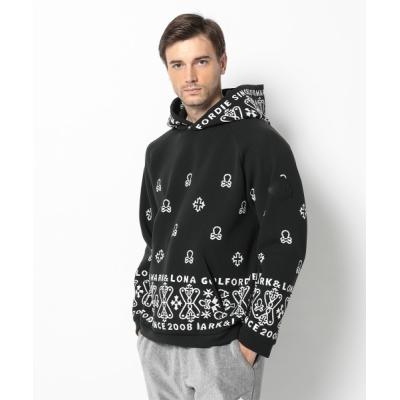 MARK & LONA グレー フリース カットソー 50(XL) MARK & LONA グレー フリース カットソー 50(XL) ゴルフ