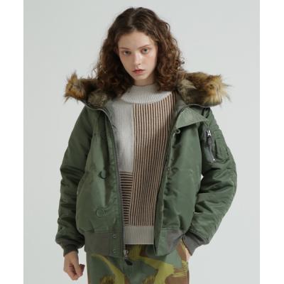 極美品 80s n2b ファージャケット 短丈　スペシャル ALPHA 90s USA製 N-2B 短丈 フライトジャケット M セージ - メルカリ