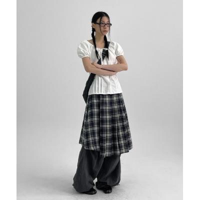 最終価格 PRADA プラダ スカート チェック トラッド 40 L 【公式通販】