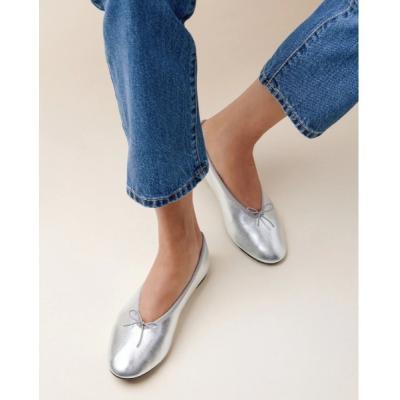 36-（repetto／バレエシューズ）（色：シルバー系）｜シューズ