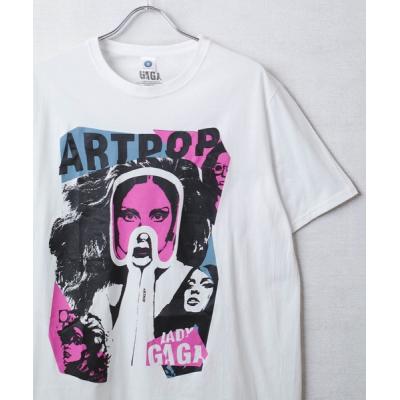 レディーガガ アリー Tシャツ M 白 レディーガガ アリー Tシャツ M 白