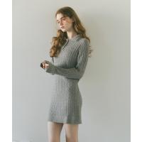 ワンピース ミニケーブルオーバルロゴニットミニワンピース | ZOZOTOWN Yahoo!店
