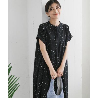 定価17600リネン完売アーバンリサーチ38ドット水玉マキシ丈ワンピース ドットワンピース（URBAN RESEARCH DOORS）のおすすめ人気商品