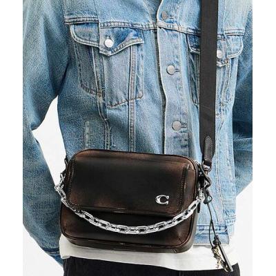 未使用品 コーチ ショルダーバッグ ボディバッグ メンズ クロスボディ COACH コーチ バッグ メンズ ショルダーバッグ シグネチャー