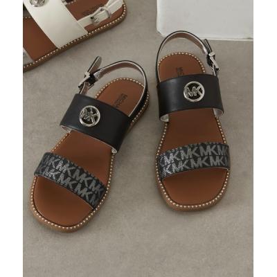 MICHAEL KORS BERKLEY ブラウンレザーサンダル MICHAEL KORS BERKLEY ブラウンレザーサンダル