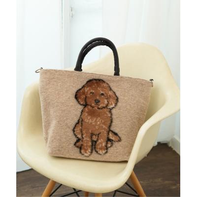 【極美品】テレサカンビ トートバッグ 馬柄 ショルダーバッグ 2way ウール 極美品】テレサカンビ トートバッグ 馬柄 ショルダーバッグ 2way