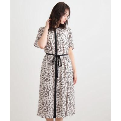 【おまとめ２点♡希少13】ローラアシュレイ　リボンベルト花柄フレアワンピース他 美品♡超レアサイズ】ローラアシュレイ ウエストリボン花柄