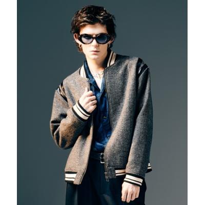 激レア　  スタジャン 30周年　チェック柄　袖レザー 楽天市場】2way リバーシブル フェイクレザー チェック柄 スタジャン