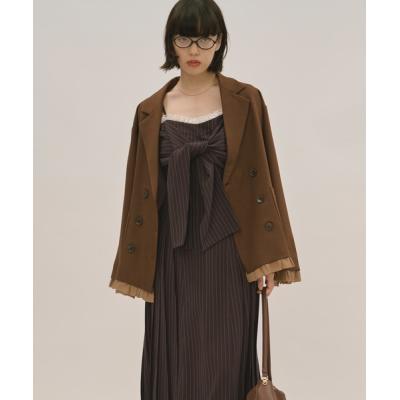 ジャケット・アウター frill layered design jacket / loin nuit loin nuit frill layered design jacket