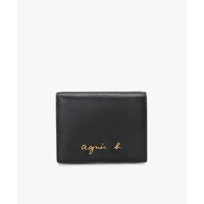 agnes b. アニエスベー 二つ折り財布　ブラック新品未使用 agnès b. 黒 二つ折り財布 agnès b. 黒 二つ折り財布 箱付き 新品】agnès