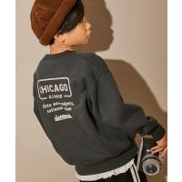 トレーナー  デビラボ プリント 裏起毛 BIGシルエットトレーナー キッズ 子供服 男の子 女の子 | ZOZOTOWN Yahoo!店