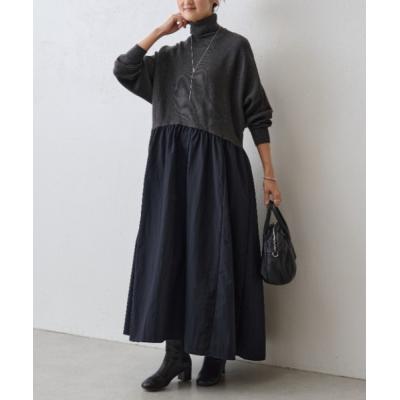 【24SS極美品】BEARDSLEY コンビフレアブルゾン ドルマンボリュームブルゾン （ブルゾン）｜BEARDSLEY