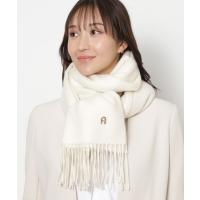 マフラー ストール 「WEB限定」マフラー 無地 FURLA アーチロゴ レディース