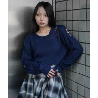 ニット セーター WEGO/「25年秋冬新作」モヘアタッチダメージショートニット レディース | ZOZOTOWN Yahoo!店