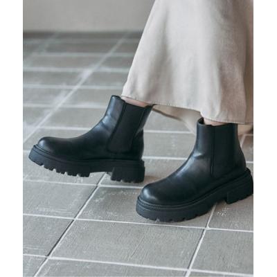 美品⭐︎CARMENS サイドゴアブーツ 黒　サイズ38 WINTER SALE】カルミーナ 1209 BLACK サイドゴアブーツ レディース