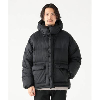 メンズダウンコート、ダウンジャケット（ジップ、ボタン：ボタン留め