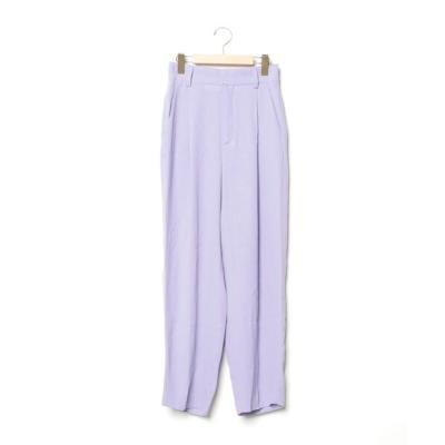 【新品タグ付き】6(ROKU)＞ZIP PANTS/パンツ　パープル☆ 6（ロク）の「＜6(ROKU)＞ZIP PANTS/パンツ（その他パンツ