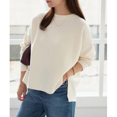 極美品✨定価１.１万❤️　ワイドリブニュアンスタートルプルオーバー◆ 極美品✨定価1.1万❤️ ワイドリブニュアンスタートルプル