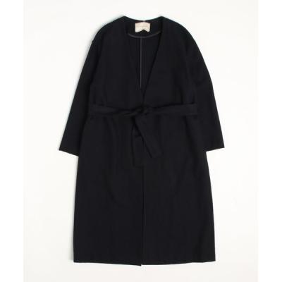 W.（UNITED ARROWS／レディースノーカラーコート）｜コート