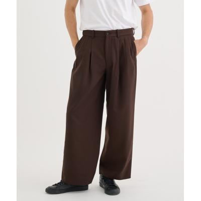 【未使用】MARKAWARE マーカウェア ウール スラックス ブラック 3 MARKAWARE(マーカウェア) / スラックスパンツ/3/ウール/BLK