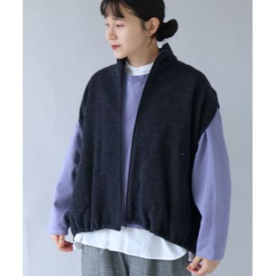 【美品】M.&KYOKO エムアンドキョウコ　ロングコート ブルー系 美品】M.&KYOKO エムアンドキョウコロングコート ブルー系