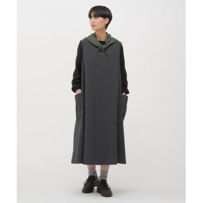 MHL バンドカラーシャツワンピース 2 グレー エムエイチエル MHL バンドカラーシャツワンピース 2 グレー エムエイチエル