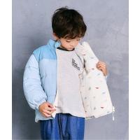 ダウン アウター 「2WAY/洗える」バラエティリバーシブルジャケット キッズ 子供服 男の子 女の子