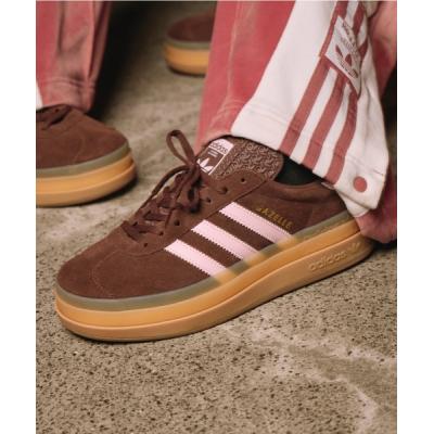 maimai新品 adidas Gazelle ガゼル ブラウン 23.5 adidas ガゼル ボールド GAZELLE BOLD ブラウン 23.5cm