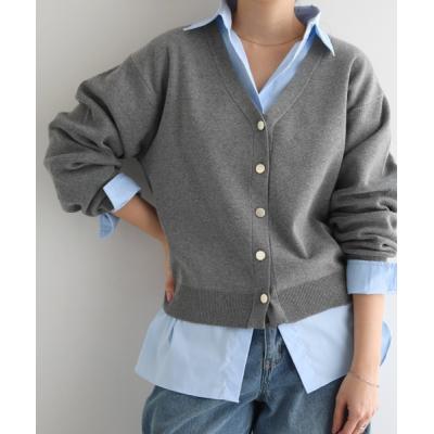金ボタン カーディガン（レディースファッション） | ファッション の