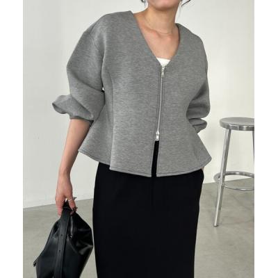 未使用新品⭐︎カプリシューレマージュ　WフェイスZIPカーディガン CAPRICIEUX LE'MAGE（カプリシューレマージュ）の「WフェイスZIP