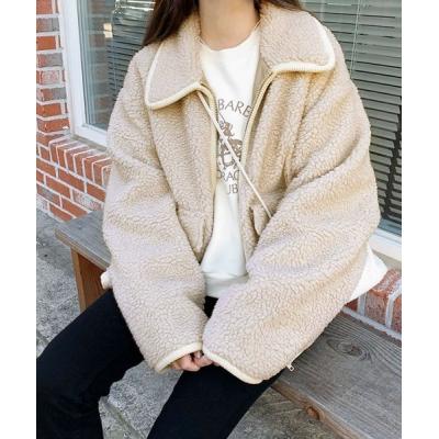 a20 バイピングボアブルゾン Mサイズ アイボリー a20 バイピングボアブルゾン Mサイズ アイボリー a20 バイピングボア