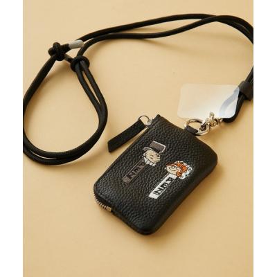 PEZ ショルダーストラップ付きケース ブラック ear PAPILLONNER カードケース 「PEZ(ペッツ) ×ear」WEB限定