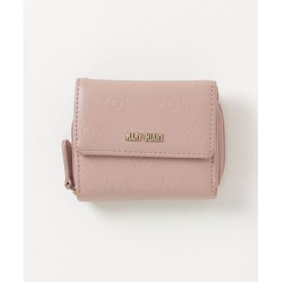 MARY QUANT 花柄三つ折り財布 ピンク MARY QUANT 花柄三つ折り財布 ピンク MARY QUANT 「MARY QUANT