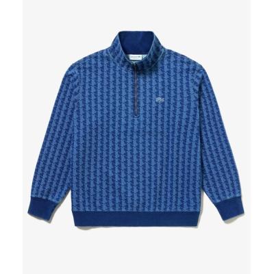 極美品 近年モデル ラコステ モノグラム トラックジャケット XL ネイビー 極美品 近年モデル ラコステ モノグラム トラックジャケット XL