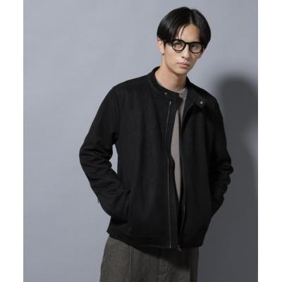 ⭐希少XL⭐美品　ナノ・ユニバース　ダークブラウン レザー シングルライダース バンドカラーレザーシングルライダースジャケット | NANO