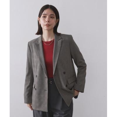 グレンチェック ジャケット（レディースファッション