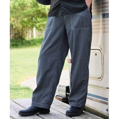 ヒッコリーストライプワイドパンツのおすすめ人気商品一覧 通販