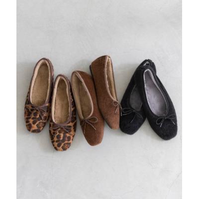 新品 イタリア製 ジミーチュウ 動物柄 フラットシューズ スエード