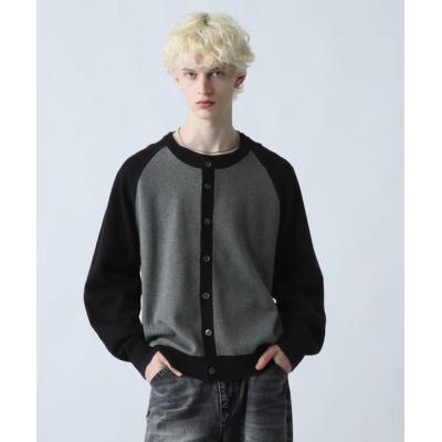 HARE ハイショクステッチニットカーディガン グレー16 完売品 HARE