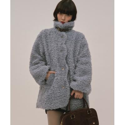 【完売品】プードルエアリーコート(グレー) セール】 GORE-TEX ゴアテックス 防水 防風 透湿 フーデッド